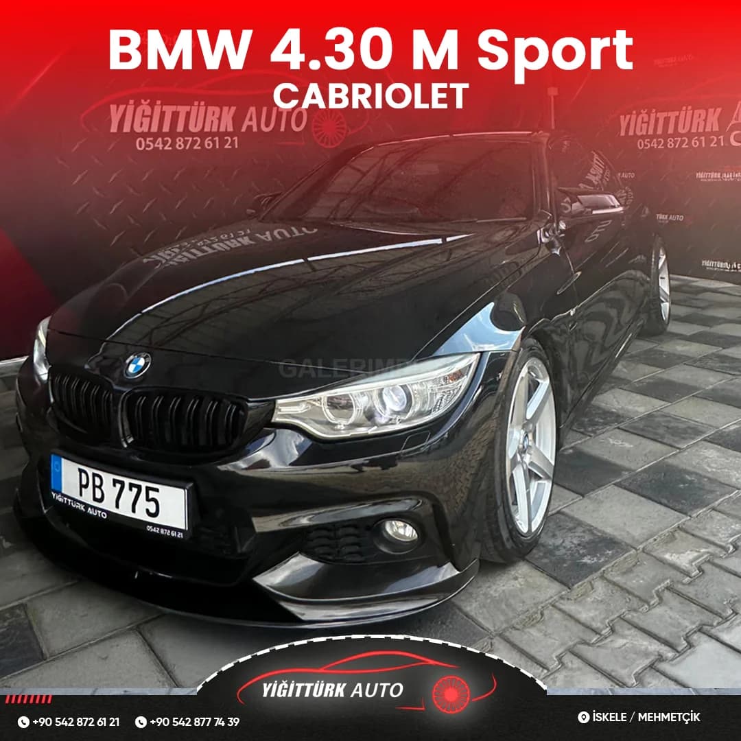 2017 BMW 4 Serisi 430i Cabrio Edition M Sport KKTC
